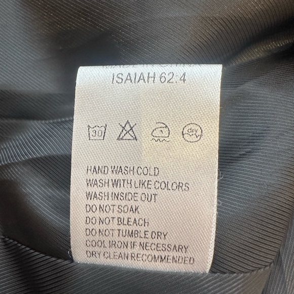 Beulah Black Floral Rolled Up Sleeve Blazer (Size Medium) - Picture 7 of 7